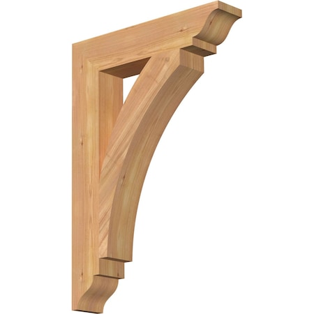 Ekena Millwork Thorton Traditional Smooth Bracket, Western Red Cedar, 3 1/2"W x 18"D x 26"H BKT04X18X26THR01SWR